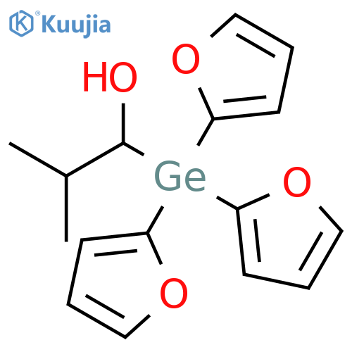 1-PROPANOL, 2-METHYL-1-(TRI-2-FURANYLGERMYL)- structure