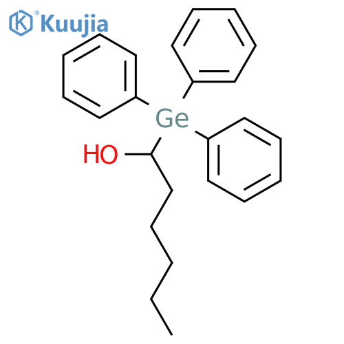 1-HEXANOL, 1-(TRIPHENYLGERMYL)- structure