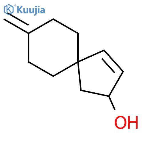 SPIRO[4.5]DEC-3-EN-2-OL, 8-METHYLENE- structure