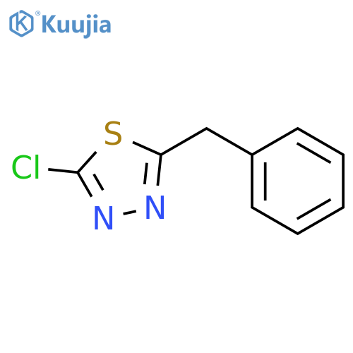 1,3,4-THIADIAZOLE, 2-CHLORO-5-(PHENYLMETHYL)- structure