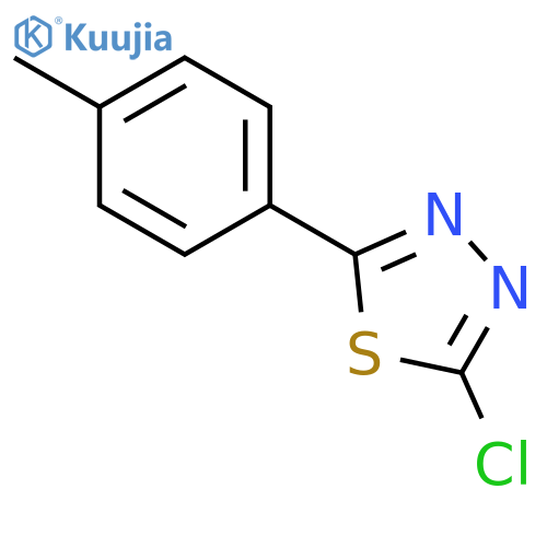 1,3,4-THIADIAZOLE, 2-CHLORO-5-(4-METHYLPHENYL)- structure