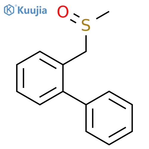 1,1'-Biphenyl, 2-[(methylsulfinyl)methyl]- structure