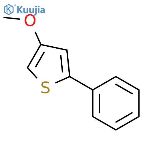 THIOPHENE, 4-METHOXY-2-PHENYL- structure