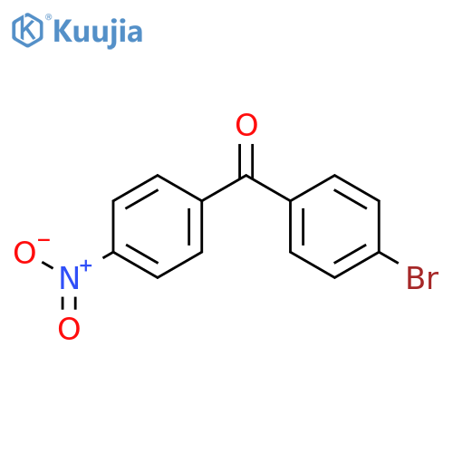 (4-Bromophenyl)(4-nitrophenyl)methanone structure