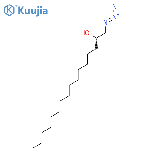 2-Hexadecanol, 1-azido-, (2S)- structure