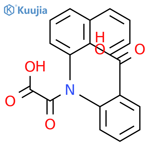 BENZOIC ACID, 2-[(CARBOXYCARBONYL)-1-NAPHTHALENYLAMINO]- structure