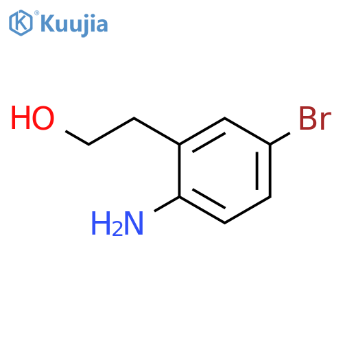2-(2-amino-5-bromophenyl)ethan-1-ol structure