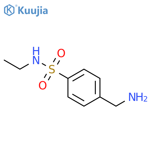 4-(aminomethyl)-N-ethylbenzene-1-sulfonamide structure