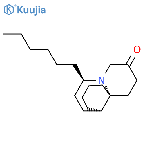 Benzo[i]quinolizin-3(4H)-one, 6-hexyldecahydro-, (6R,8aR,12aR)-rel- structure