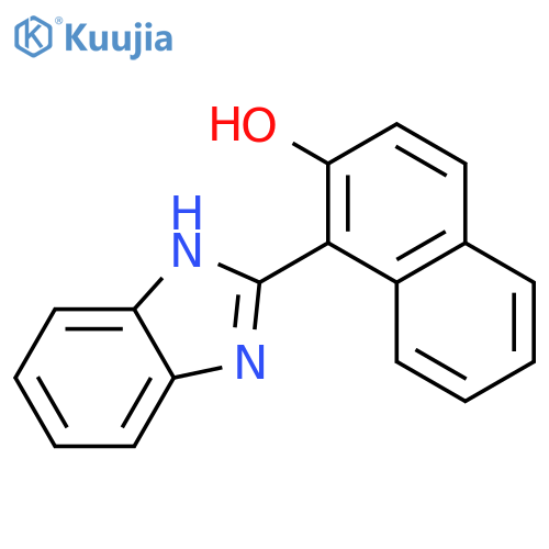 2-Naphthalenol, 1-(1H-benzimidazol-2-yl)- structure