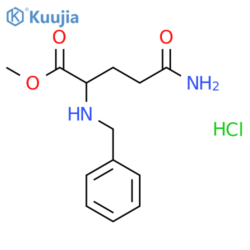N-Benzyl-L-glutamine methyl ester hydrochloride structure
