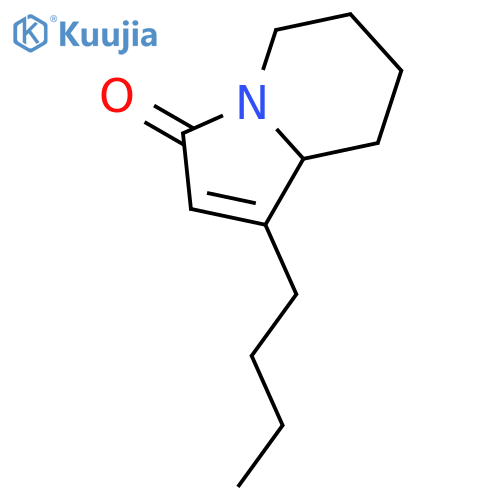 3(5H)-Indolizinone, 1-butyl-6,7,8,8a-tetrahydro- structure