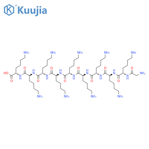 L-Lysine, glycyl-L-lysyl-L-lysyl-L-lysyl-L-lysyl-L-lysyl-L-lysyl-L-lysyl-L-lysyl- structure
