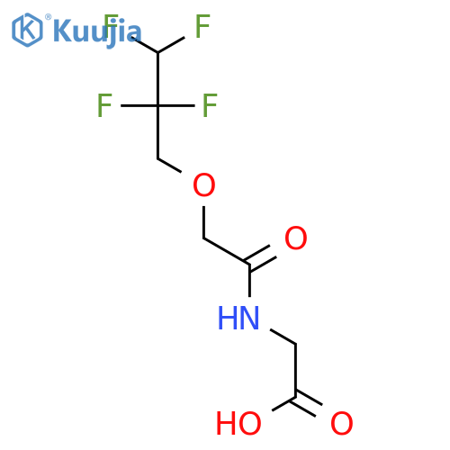 Glycine, N-[(2,2,3,3-tetrafluoropropoxy)acetyl]- structure
