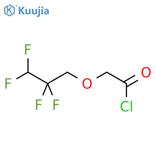 (2,2,3,3-Tetrafluoropropoxy)acetyl chloride structure