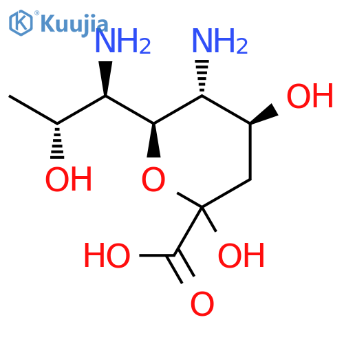 NEURAMINIC ACID, 7-AMINO-7,9-DIDEOXY- structure