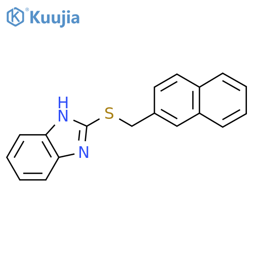 2-(2-naphthylmethylsulfanyl)-1H-benzimidazole structure