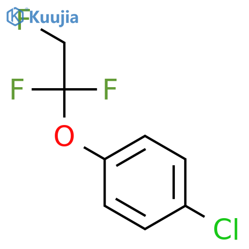 Benzene, 1-chloro-4-(1,1,2-trifluoroethoxy)- structure
