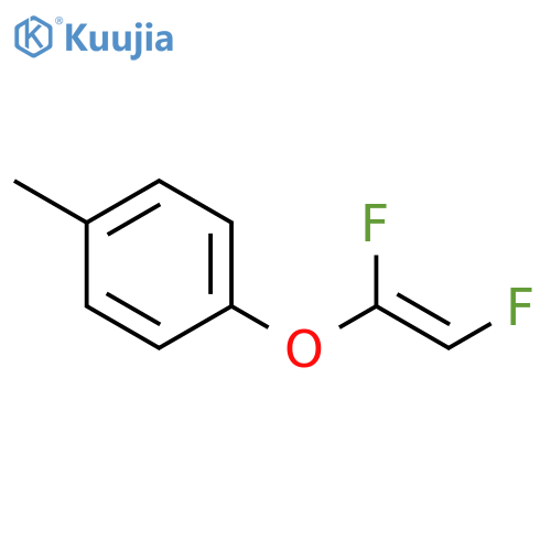 Benzene, 1-[(1,2-difluoroethenyl)oxy]-4-methyl- structure