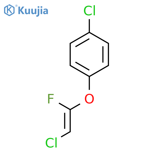 BENZENE, 1-CHLORO-4-[(2-CHLORO-1-FLUOROETHENYL)OXY]- structure