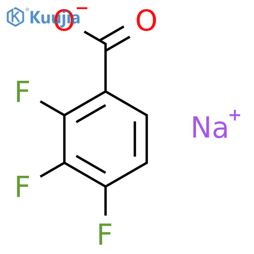Sodium 2,3,4-trifluorobenzoate structure