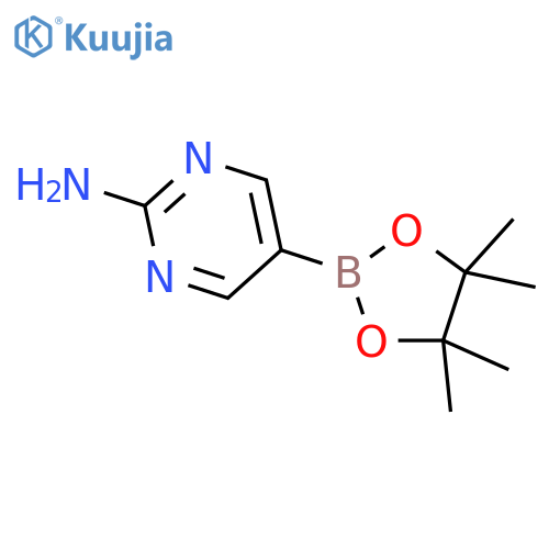 5-(tetramethyl-1,3,2-dioxaborolan-2-yl)pyrimidin-2-amine structure