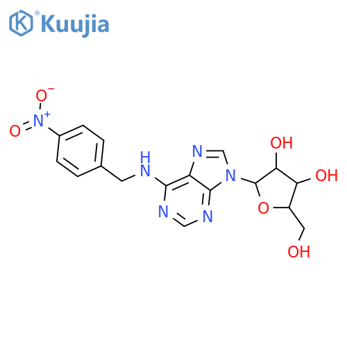 N6-(PARA-NITROBENZYL)ADENOSINE structure