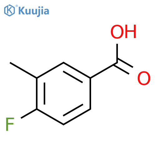 4-Fluoro-3-methylbenzoic acid structure
