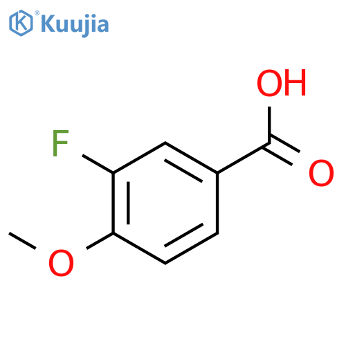 3-Fluoro-4-methoxybenzoic acid structure