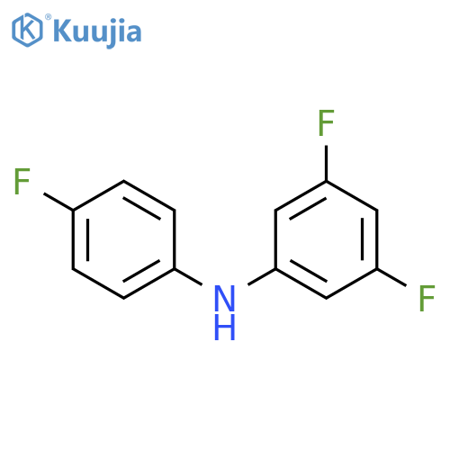 Benzenamine,3,5-difluoro-N-(4-fluorophenyl)- structure