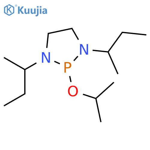 1,3,2-Diazaphospholidine, 2-(1-methylethoxy)-1,3-bis(1-methylpropyl)- structure