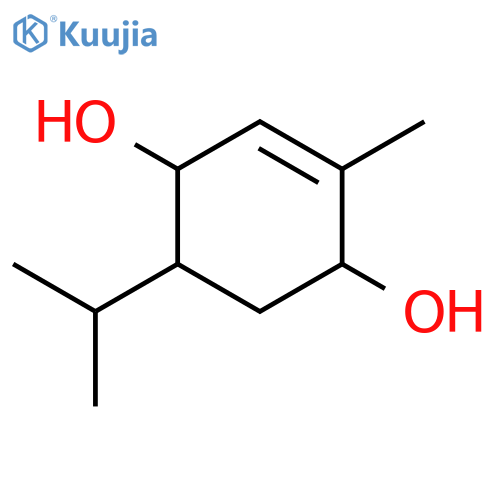 5-Isopropyl-2-methylcyclohex-2-ene-1,4-diol structure