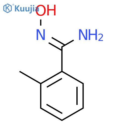 (E)-N'-Hydroxy-2-methylbenzimidamide structure