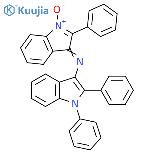 1H-Indol-3-amine, N-(1-oxido-2-phenyl-3H-indol-3-ylidene)-1,2-diphenyl- structure