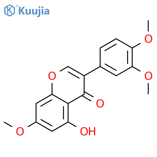 3-(3,4-Dimethoxy-phenyl)-5-hydroxy-7-methoxy-chromen-4-on structure