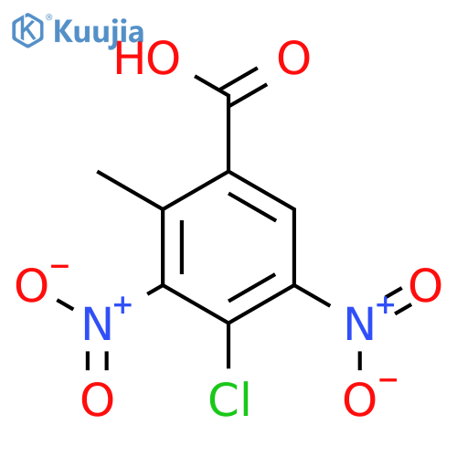 4-Chloro-2-methyl-3,5-dinitrobenzoic Acid structure