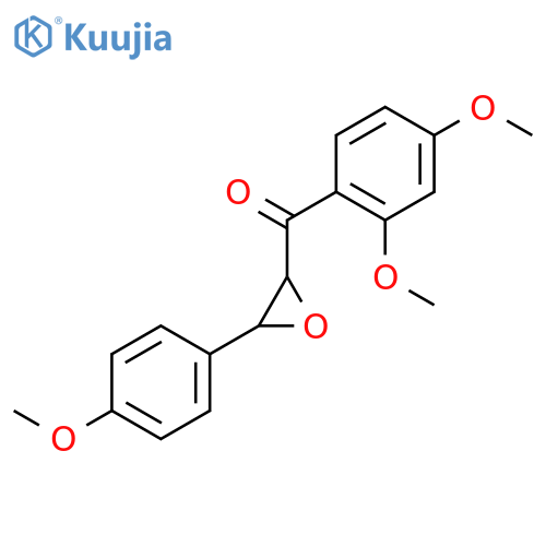 Methanone,(2,4-dimethoxyphenyl)[3-(4-methoxyphenyl)-2-oxiranyl]- structure