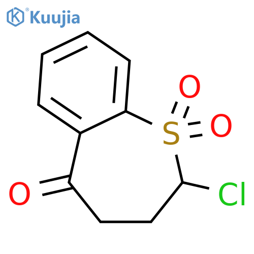 2-chloro-1,1-dioxo-3,4-dihydro-2h-1λ6-benzothiepin-5-one structure