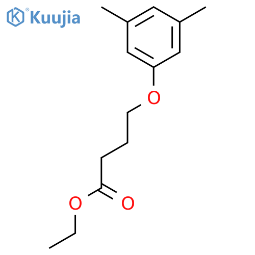 BUTANOIC ACID, 4-(3,5-DIMETHYLPHENOXY)-, ETHYL ESTER structure