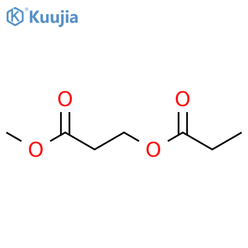 PROPANOIC ACID, 3-(1-OXOPROPOXY)-, METHYL ESTER structure