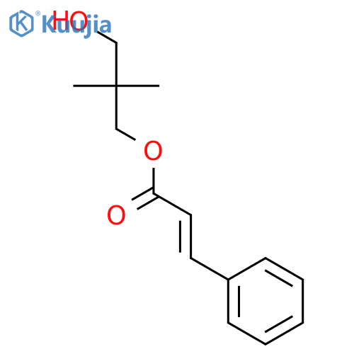2-Propenoic acid, 3-phenyl-, 3-hydroxy-2,2-dimethylpropyl ester structure
