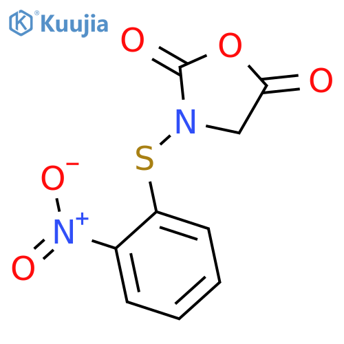 2,5-OXAZOLIDINEDIONE, 3-[(2-NITROPHENYL)THIO]- structure