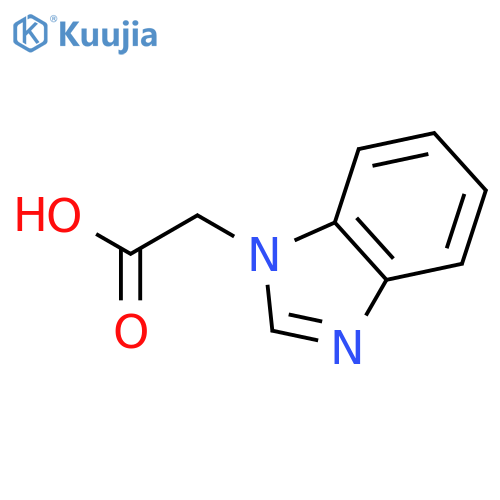 2-(1H-1,3-benzodiazol-1-yl)acetic acid structure