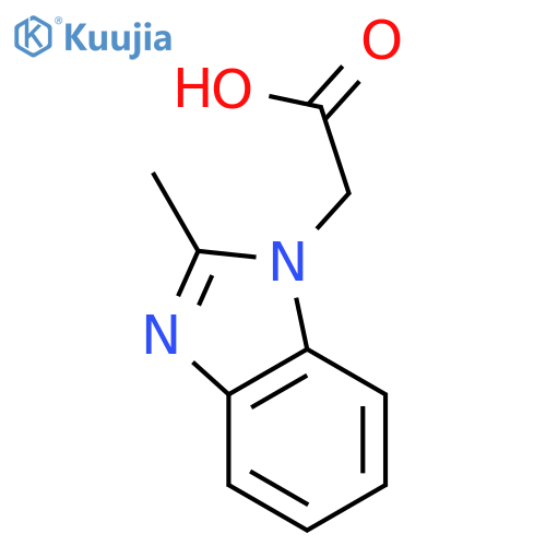 (2-Methyl-1h-benzimidazol-1-yl)acetic acid structure