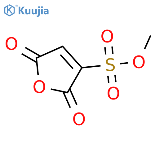 3-Furansulfonic acid, 2,5-dihydro-2,5-dioxo-, methyl ester structure
