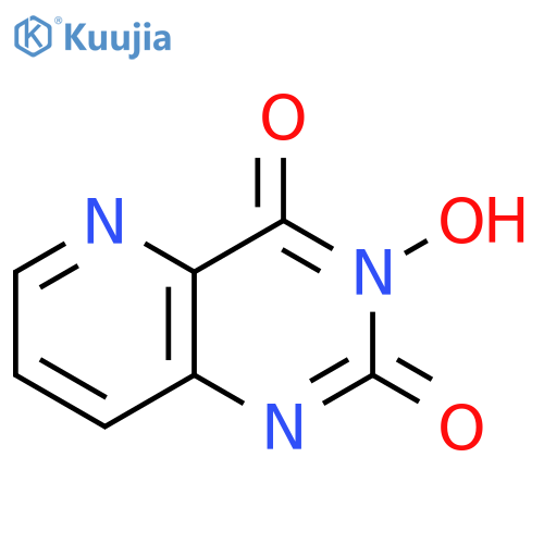 3-hydroxy-1h-pyrido[3,2-d]pyrimidine-2,4-dione structure