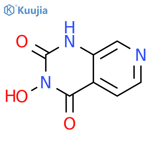 Pyrido[3,4-d]pyrimidine-2,4(1H,3H)-dione,3-hydroxy- structure