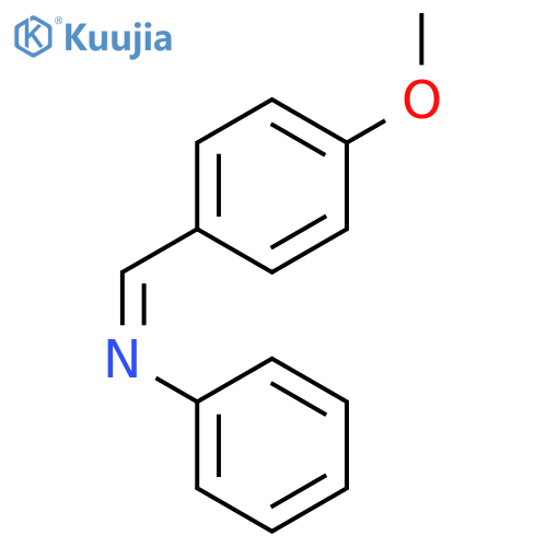 Benzenamine, N-[(4-methoxyphenyl)methylene]-, (Z)- structure