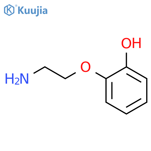 2-(2-Hydroxyphenoxy)ethylamine structure