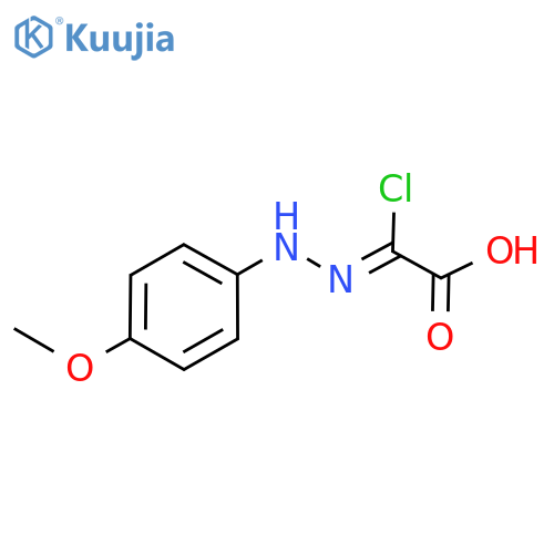 2-Chloro-2-2-(4-methoxyphenyl)hydrazinylideneacetic Acid structure